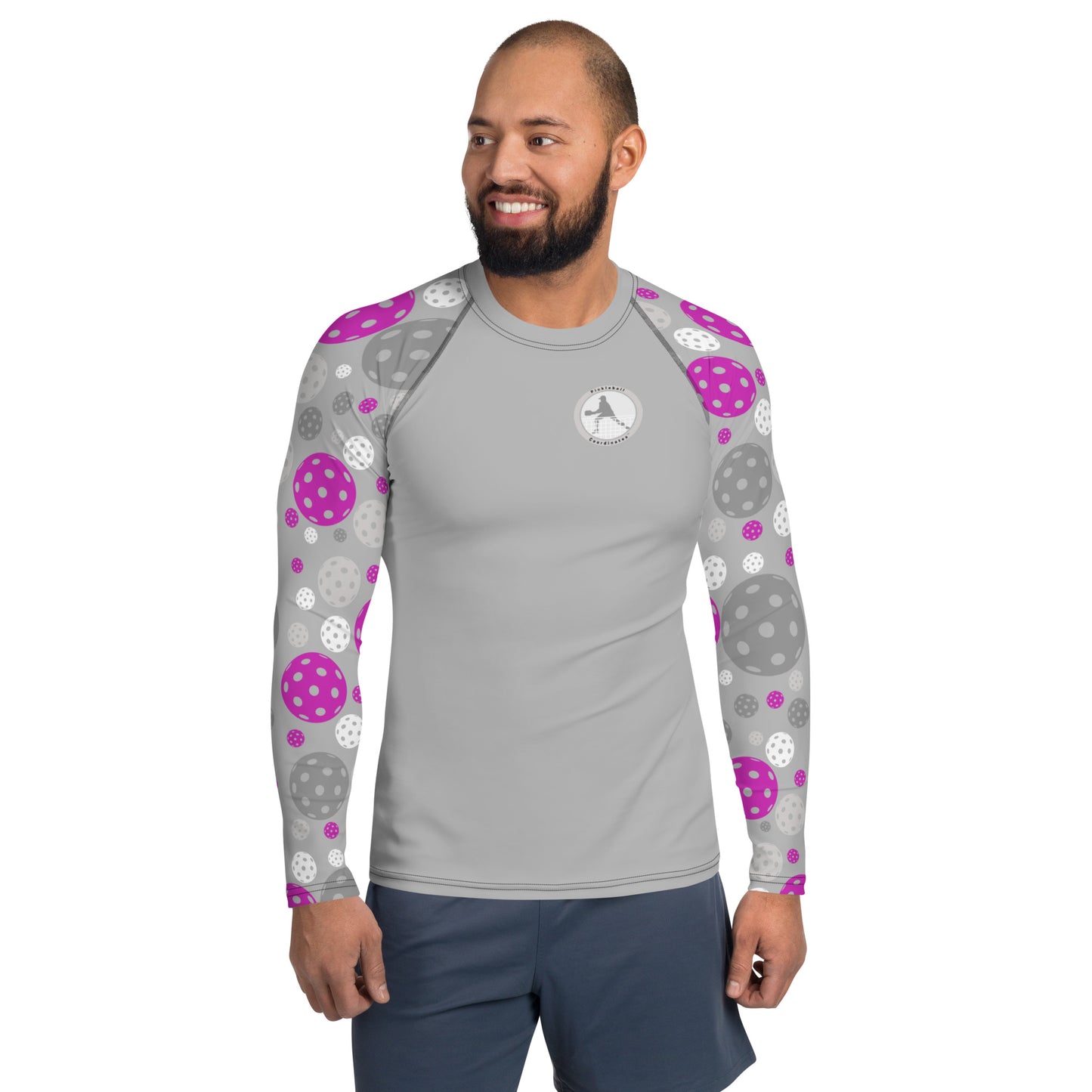 PB Coordinates - Blush - Mens - UPF Long Sleeve Sun Shirt (Balls)