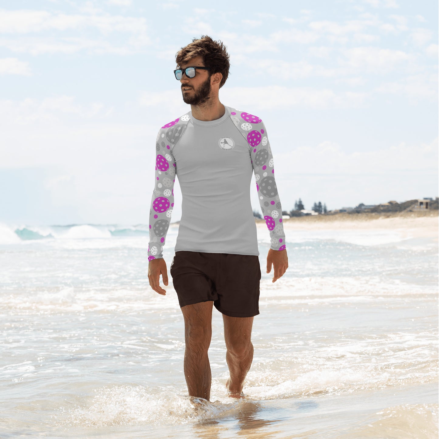 PB Coordinates - Blush - Mens - UPF Long Sleeve Sun Shirt (Balls)