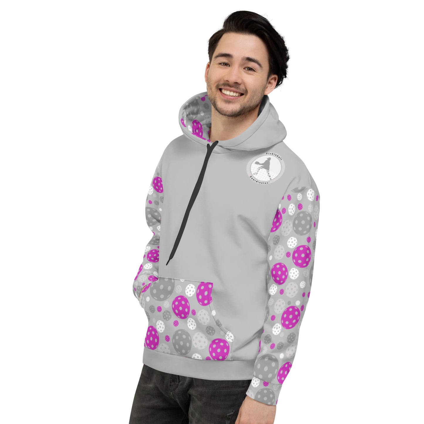 PB Coordinates - Blush - Mens- Hoodie (silver)