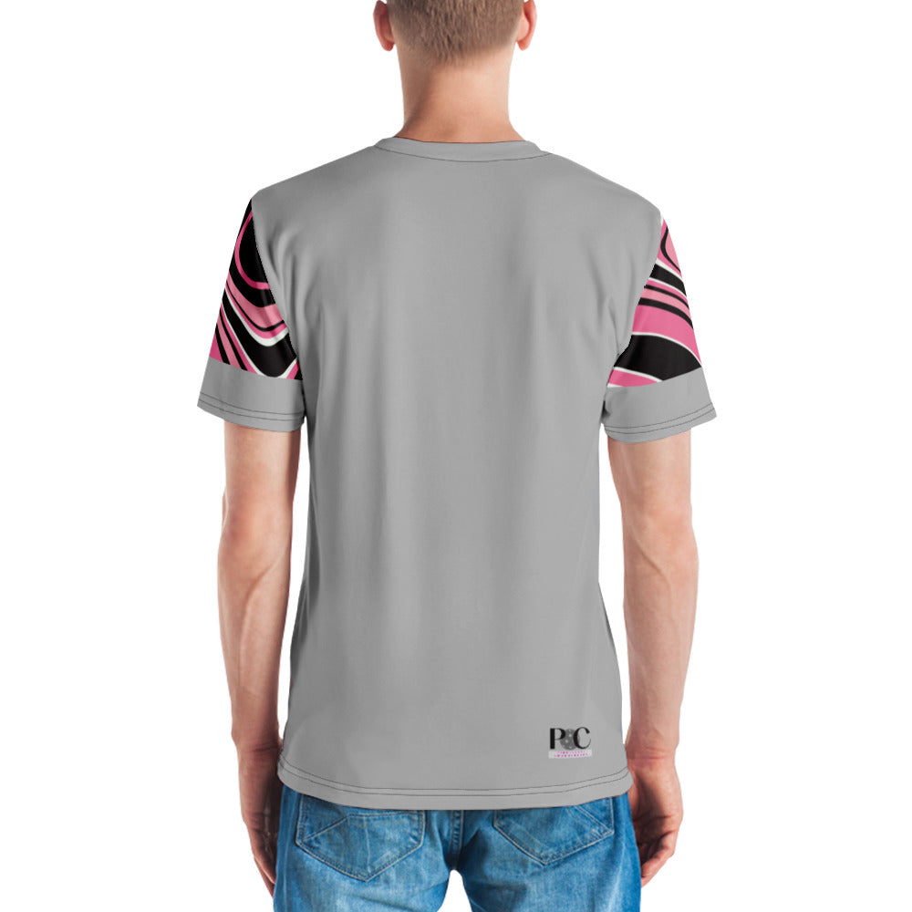 PB Coordinates - Pathways - Mens - UPF T-Shirt (Patterned Sleeves)