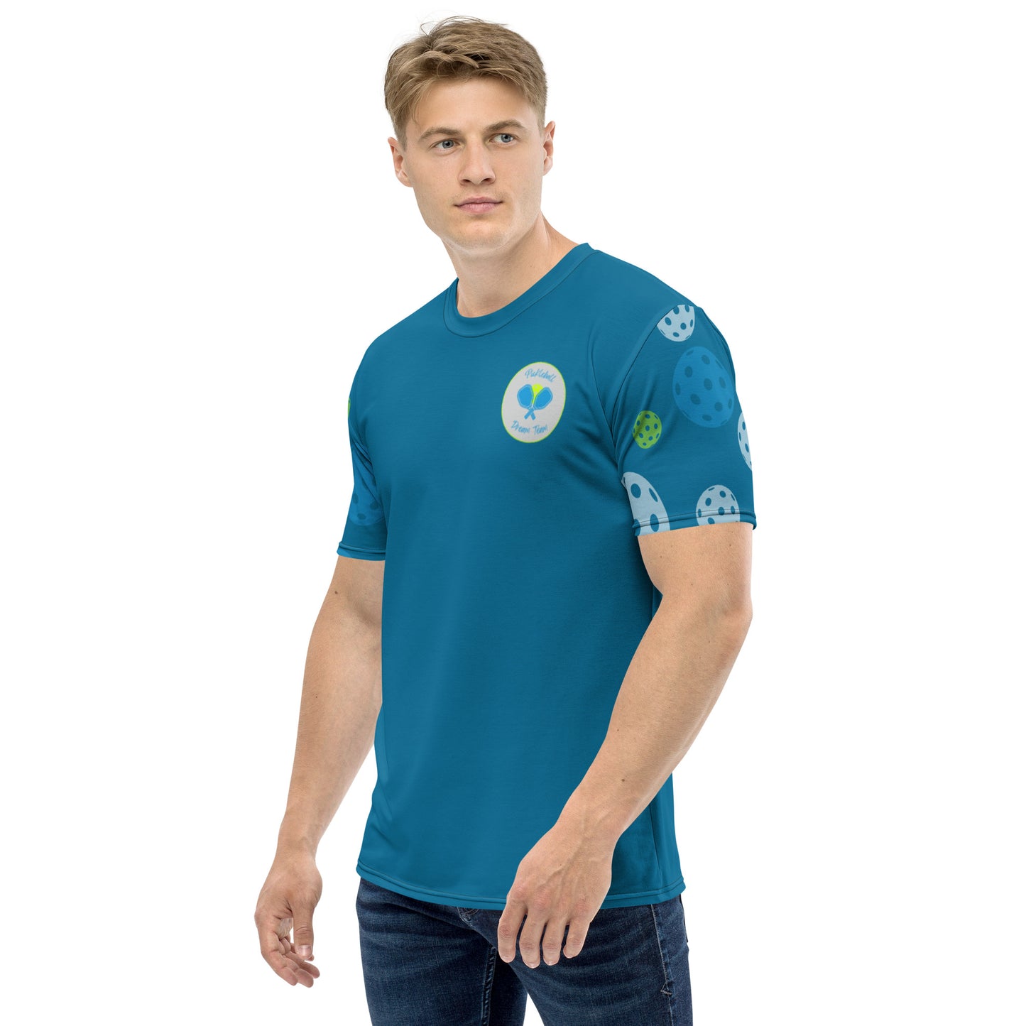 League-BG - Mens - Athletic Shirt (Blue & Green DT)