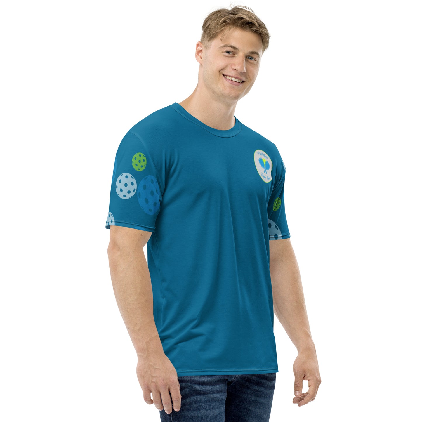 League-BG - Mens - Athletic Shirt (Blue & Green DT)