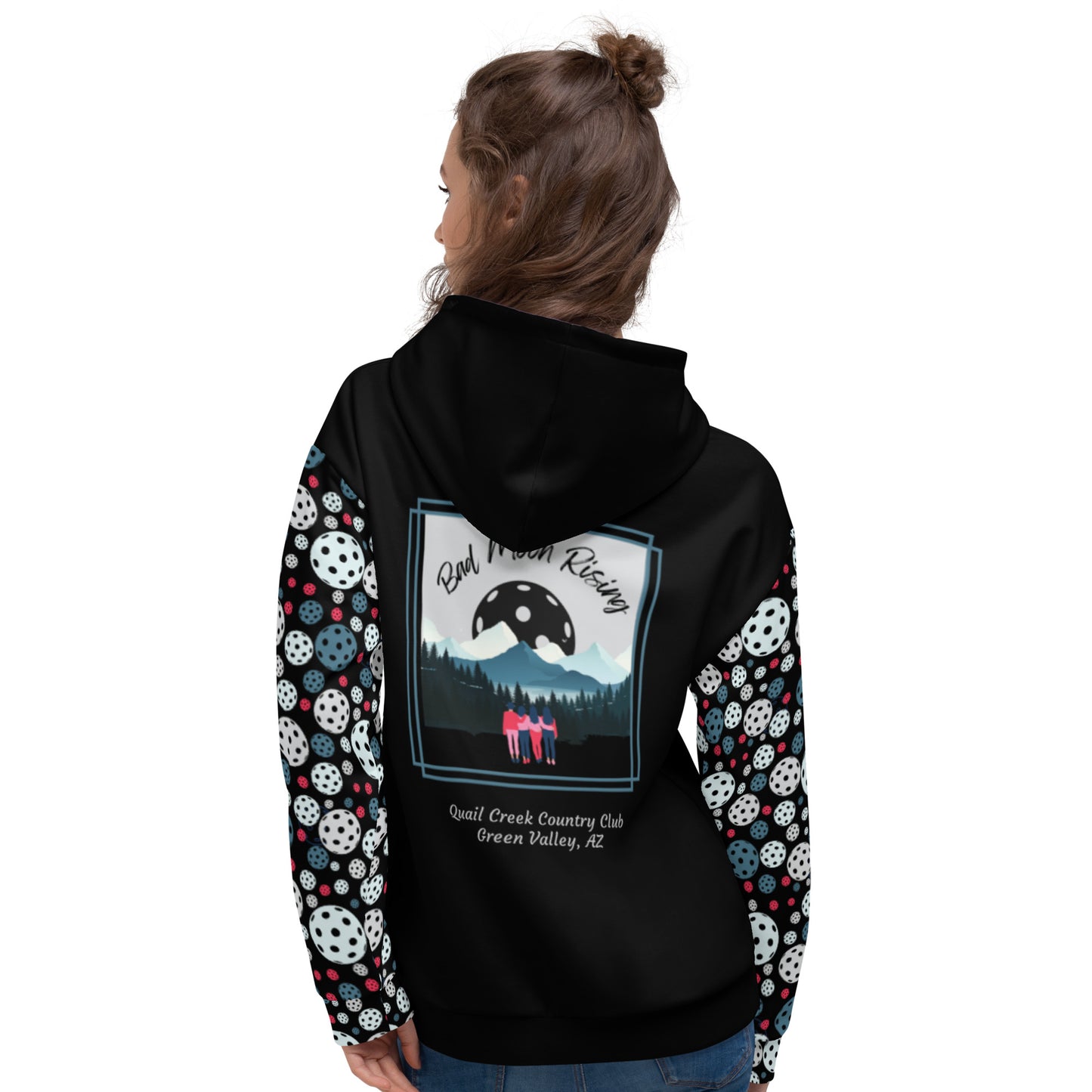 BMR Hoodie with Patterned Sleeves (Unisex Sizing)