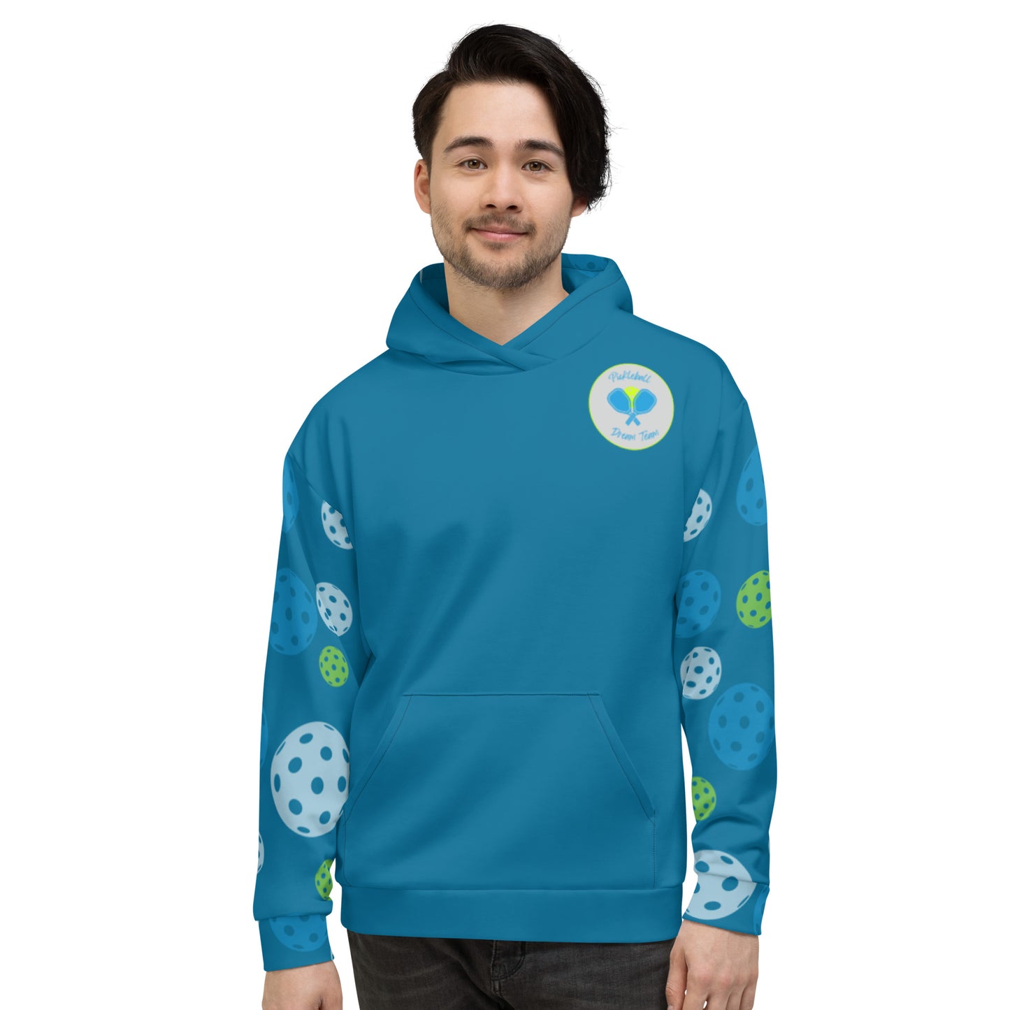 League-BG - Unisex - Hoodie (Blue & Green DT)