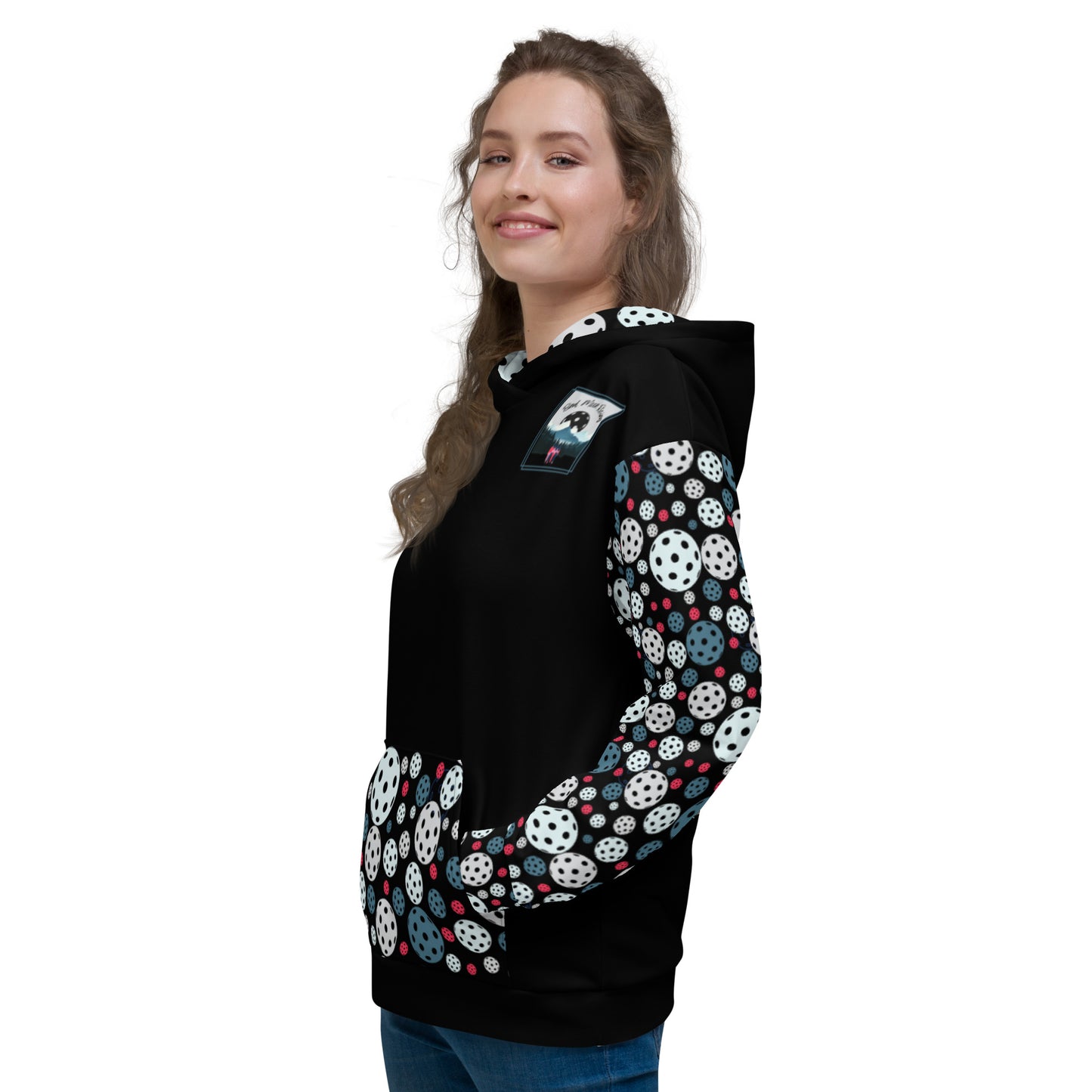 BMR Hoodie with Patterned Sleeves (Unisex Sizing)