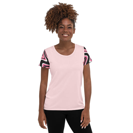 PB Coordinates - Pathways - Womens - Pale Pink Athletic T-Shirt