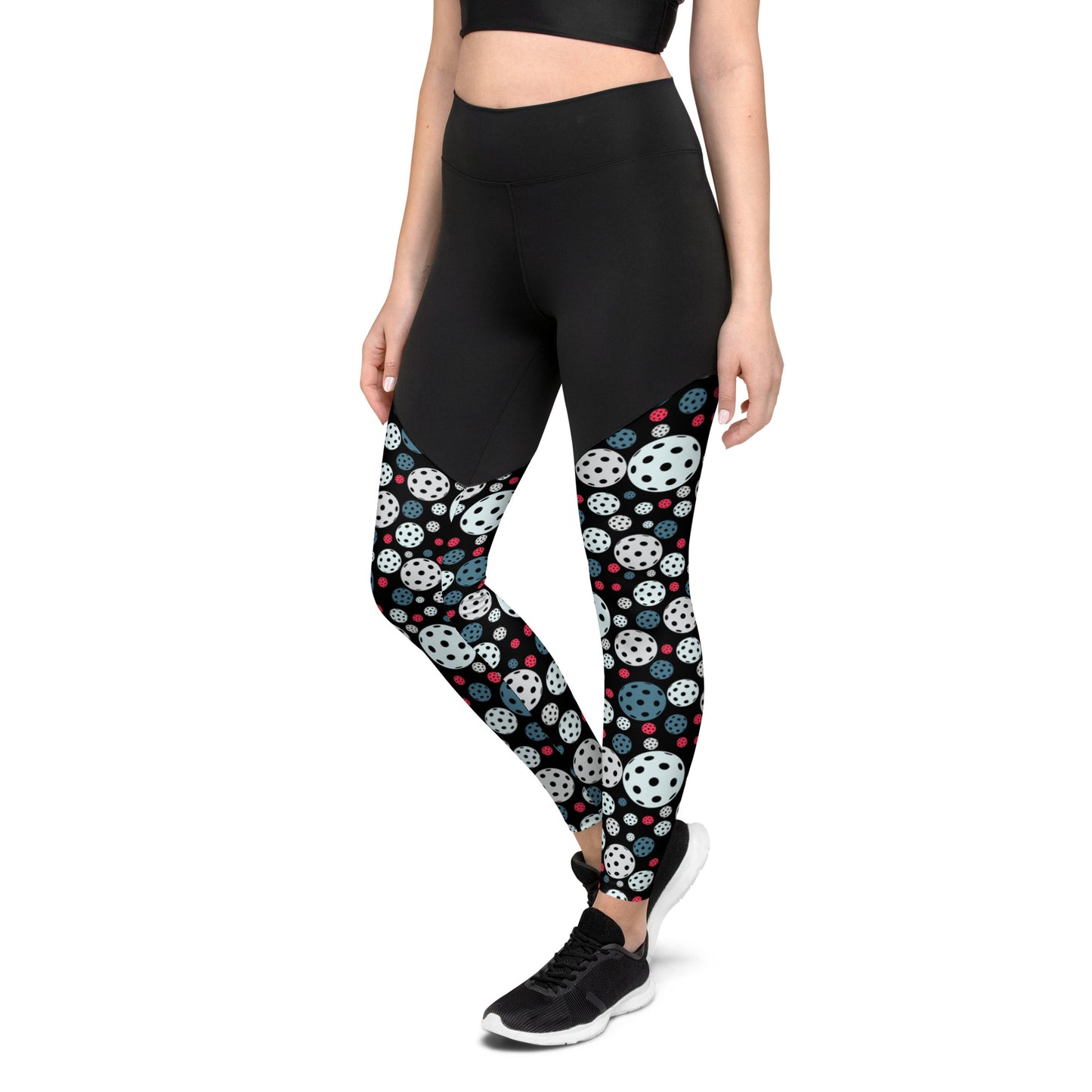 BMR Sports Leggings with Ball Pattern