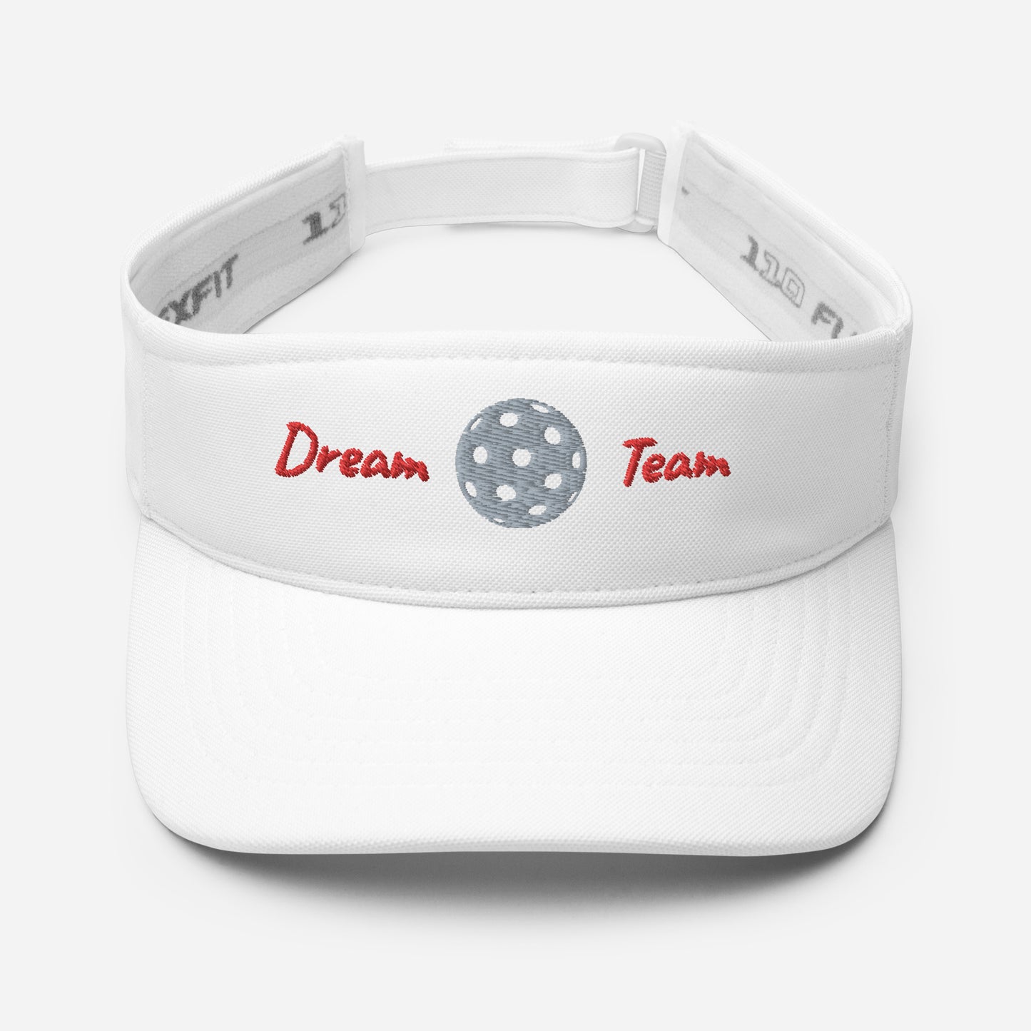 League-BR - Unisex - Sports Visor (Black & Red Dream Team)